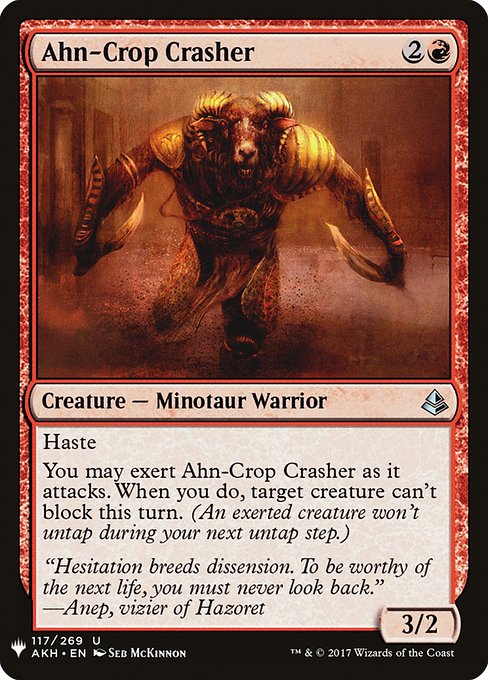 Ahn-Crop Crasher (AKH-117) [The List]