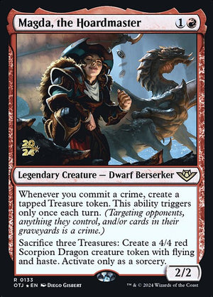 Magda, the Hoardmaster (133s) [Outlaws of Thunder Junction Promos]