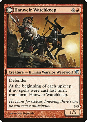 Hanweir Watchkeep // Bane of Hanweir (145) [Innistrad]