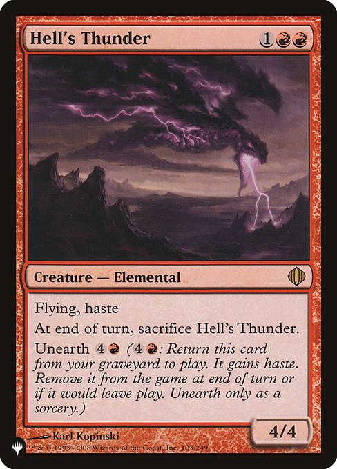Hell's Thunder (ALA-103) [The List]