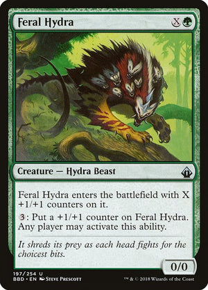 Feral Hydra (197) [Battlebond]