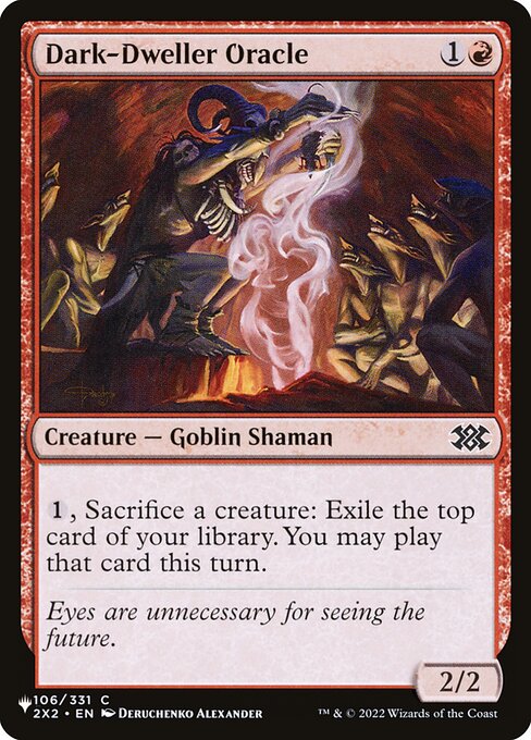 Dark-Dweller Oracle (2X2-106) [The List]
