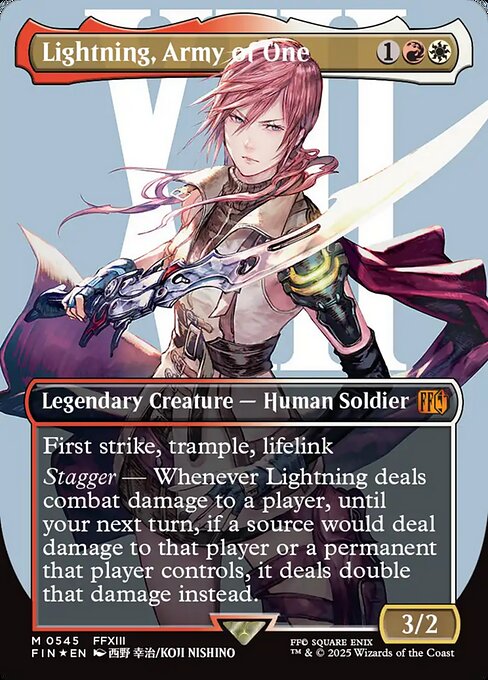 Lightning, Army of One (545) [Final Fantasy]