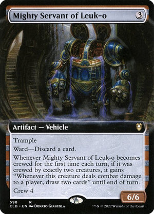 Mighty Servant of Leuk-o (598) [Commander Legends: Battle for Baldur's Gate] [Extended Art]