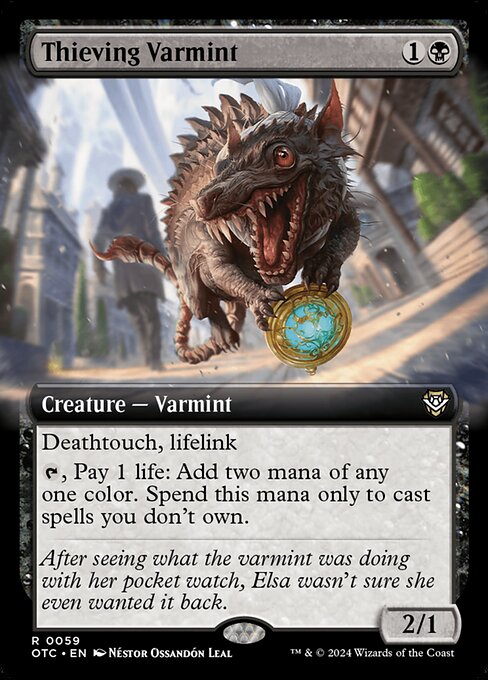 Thieving Varmint (59) [Outlaws of Thunder Junction Commander]