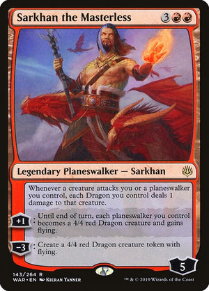 Sarkhan the Masterless (143) [War of the Spark]