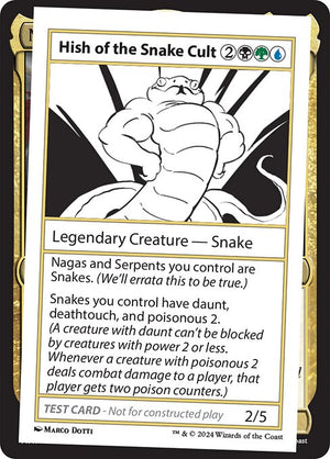 Hish of the Snake Cult (999-HOTSK) [Mystery Booster 2]
