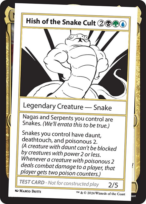 Hish of the Snake Cult (999-HOTSK) [Mystery Booster 2]