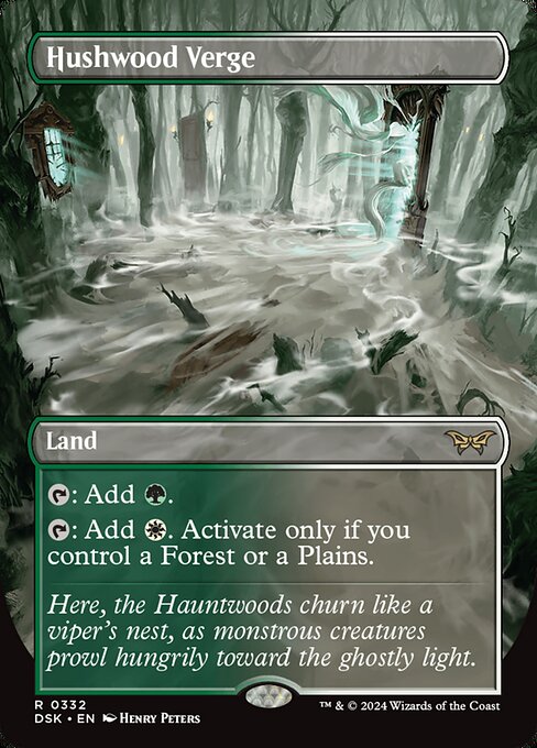 Hushwood Verge (332) [Duskmourn: House of Horror]