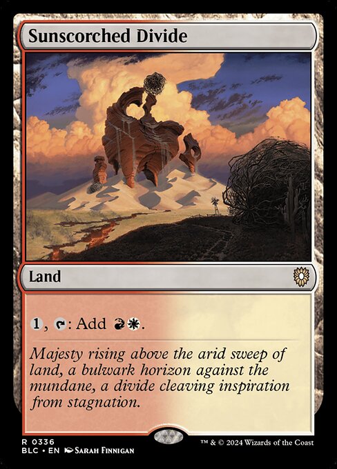 Sunscorched Divide (336) [Bloomburrow Commander]