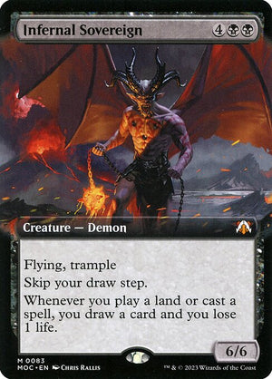 Infernal Sovereign (83) [March of the Machine Commander] [Extended Art]