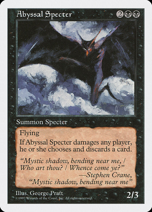 Abyssal Specter (139) [Fifth Edition]