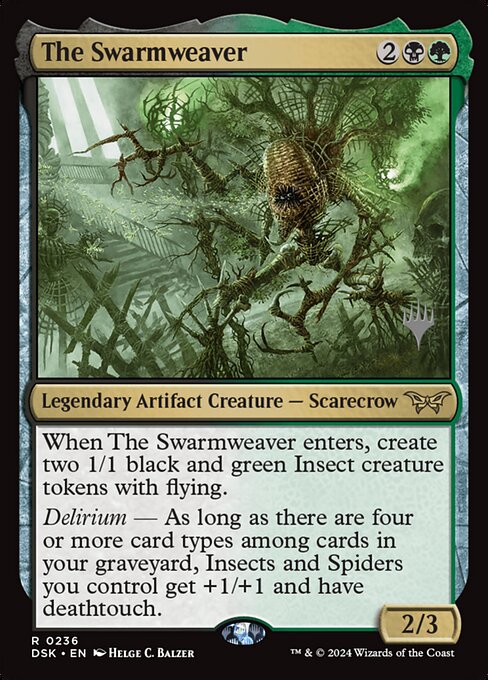 The Swarmweaver (236p) [Duskmourn: House of Horror Promos]