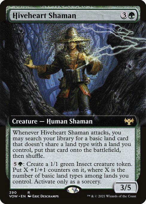 Hiveheart Shaman (390) [Innistrad: Crimson Vow] [Extended Art]