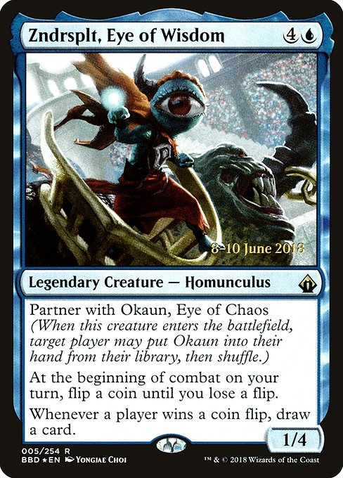 Zndrsplt, Eye of Wisdom (5s) [Battlebond Promos]
