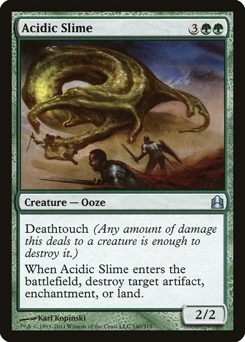 Acidic Slime (140) [Commander 2011]