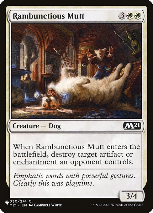 Rambunctious Mutt (M21-30) [The List]