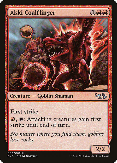 Akki Coalflinger (33) [Duel Decks Anthology: Elves vs. Goblins]