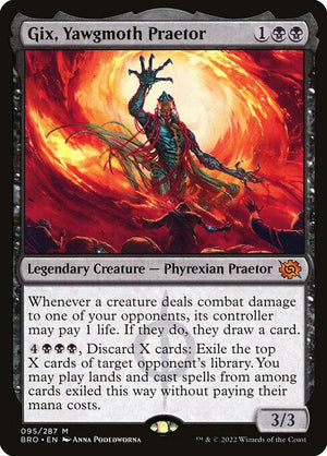 Gix, Yawgmoth Praetor (95) [The Brothers' War]