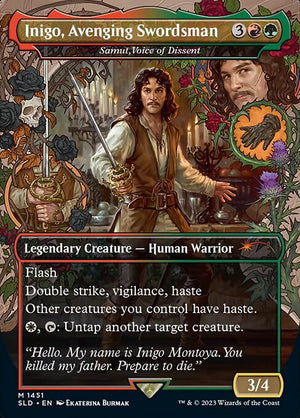 Samut, Voice of Dissent (1451) [Secret Lair Drop] [Borderless]