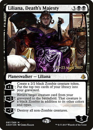 Liliana, Death's Majesty (97s) [Amonkhet Promos]