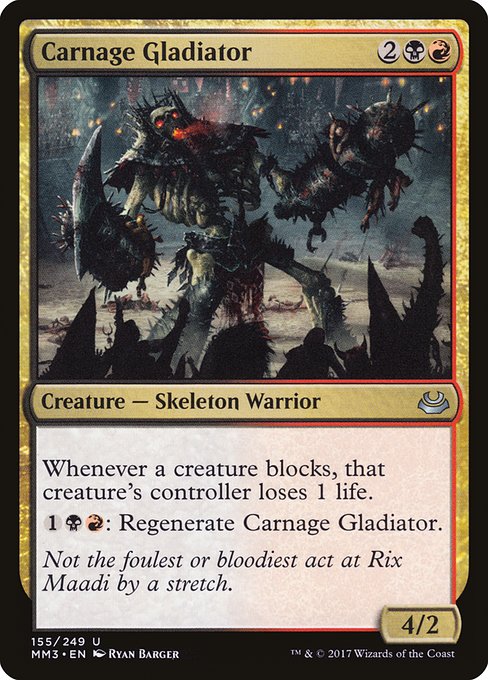 Carnage Gladiator (155) [Modern Masters 2017]
