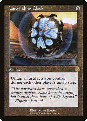 Unwinding Clock (61) [The Brothers' War Retro Artifacts]