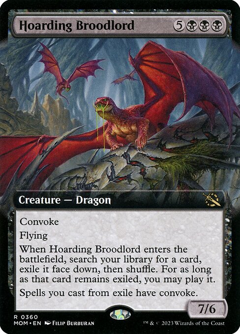 Hoarding Broodlord (360) [March of the Machine] [Extended Art]