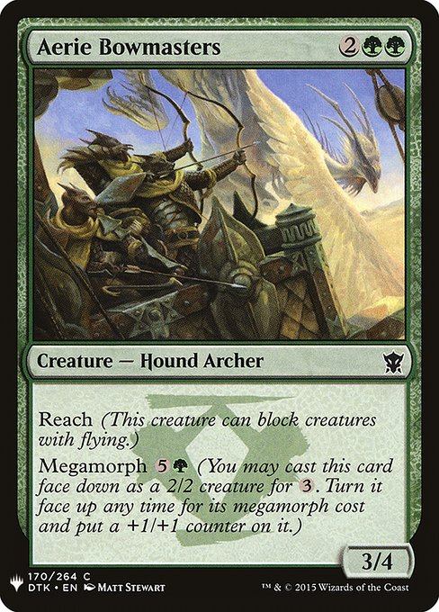 Aerie Bowmasters (DTK-170) [The List]