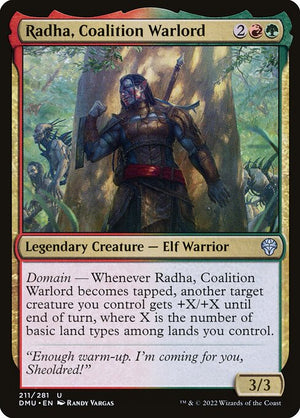 Radha, Coalition Warlord (211) [Dominaria United]