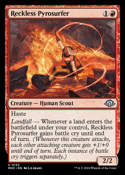 Reckless Pyrosurfer (133) [Modern Horizons 3]