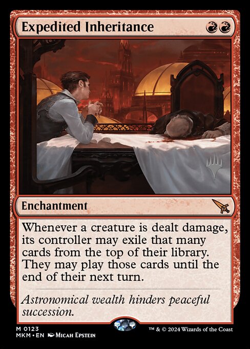 Expedited Inheritance (123p) [Murders at Karlov Manor Promos]