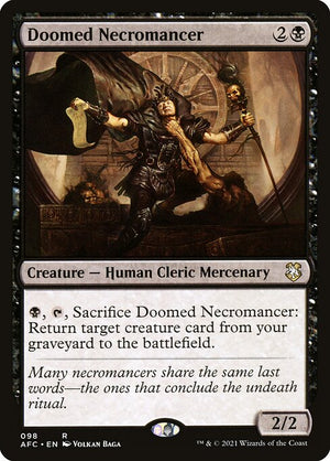 Doomed Necromancer (98) [Forgotten Realms Commander]