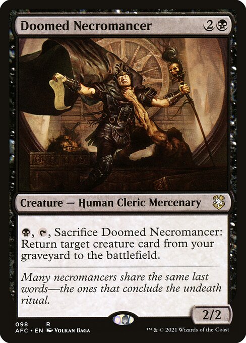 Doomed Necromancer (98) [Forgotten Realms Commander]