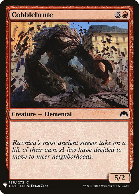 Cobblebrute (ORI-138) [The List]