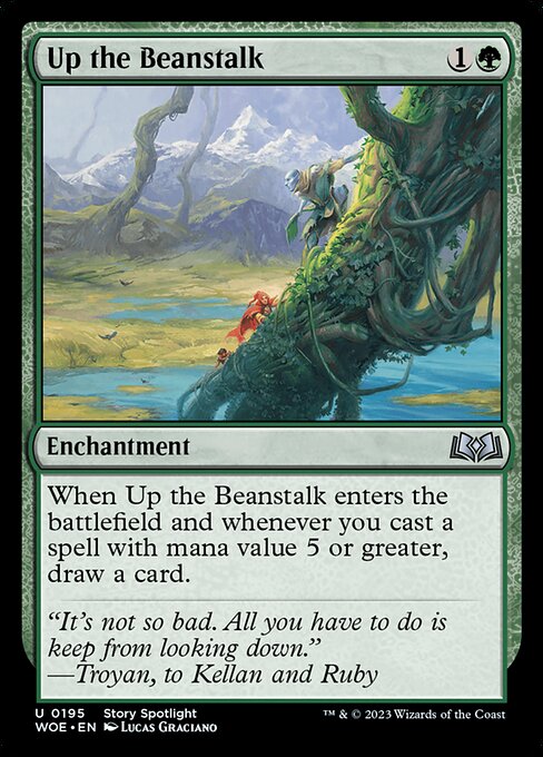 Up the Beanstalk (195) [Wilds of Eldraine]