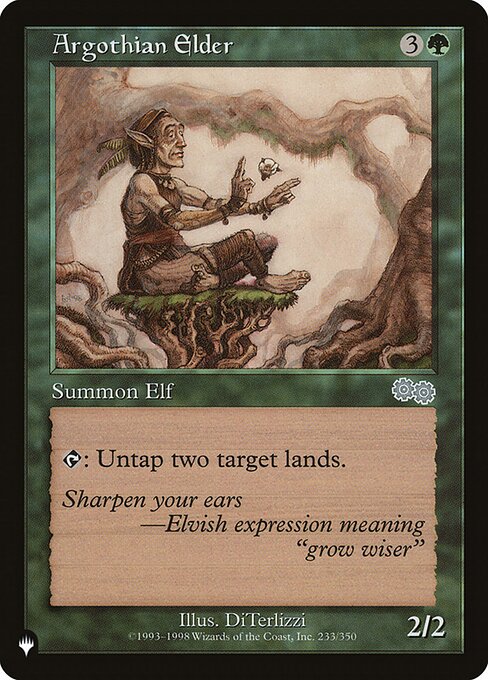 Argothian Elder (USG-233) [The List]