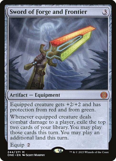 Sword of Forge and Frontier (244) [Phyrexia: All Will Be One]