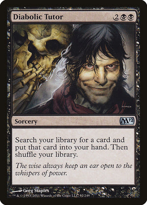 Diabolic Tutor (92) [Magic 2012]