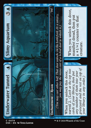 Underwater Tunnel // Slimy Aquarium (79) [Duskmourn: House of Horror]