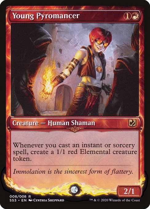 Young Pyromancer (8) [Signature Spellbook: Chandra]