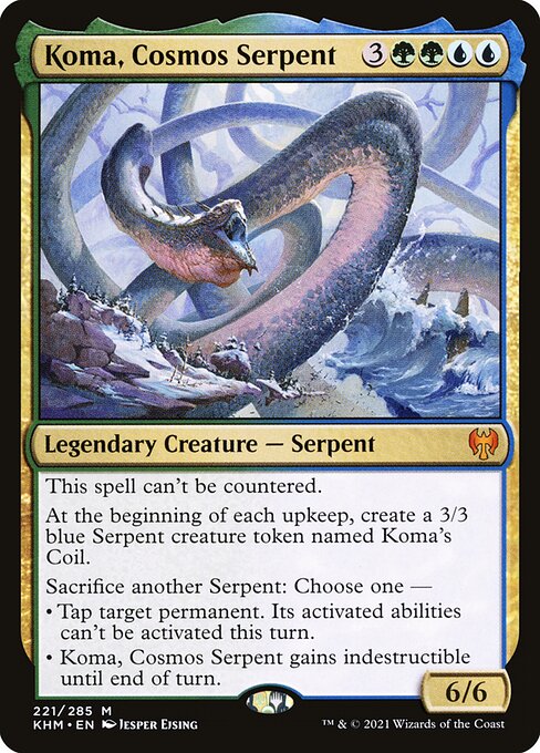 Koma, Cosmos Serpent (221) [Kaldheim]