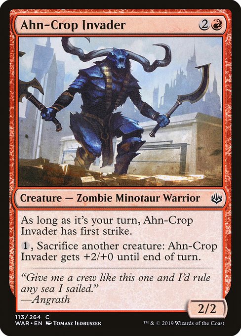Ahn-Crop Invader (113) [War of the Spark]