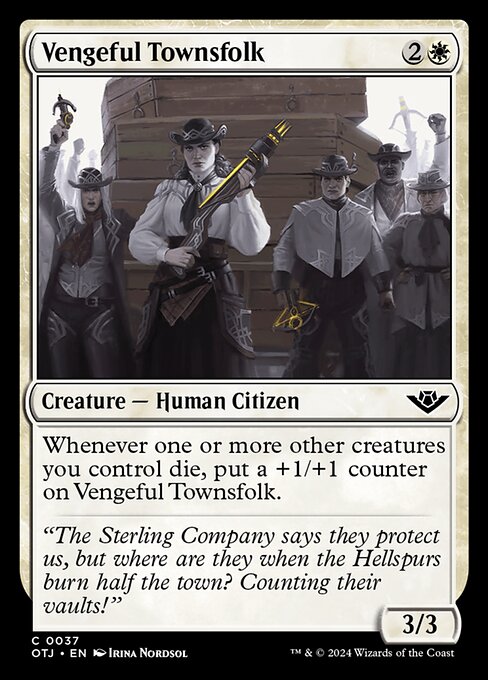 Vengeful Townsfolk (37) [Outlaws of Thunder Junction]