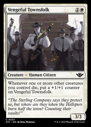 Vengeful Townsfolk (37) [Outlaws of Thunder Junction]