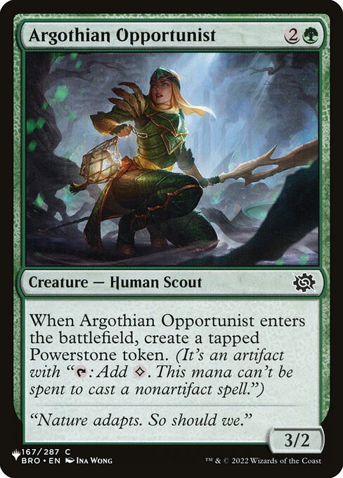 Argothian Opportunist (BRO-167) [The List]