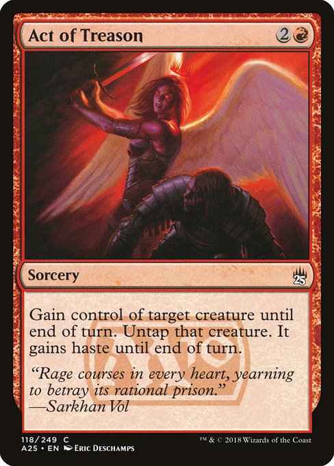 Act of Treason (118) [Masters 25]