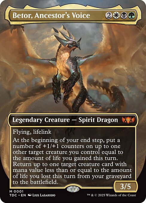 Betor, Ancestor's Voice (1) [Tarkir: Dragonstorm Commander]