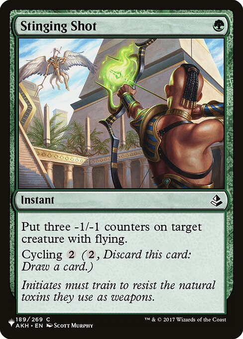 Stinging Shot (AKH-189) [The List]