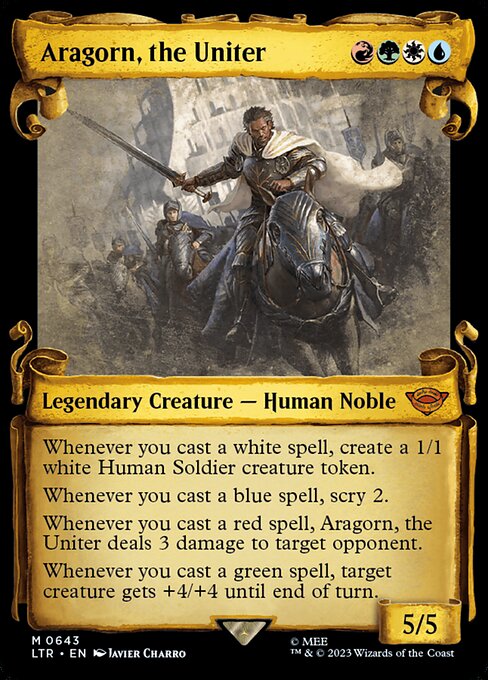 Aragorn, the Uniter (643) [The Lord of the Rings: Tales of Middle-earth] [Showcase]